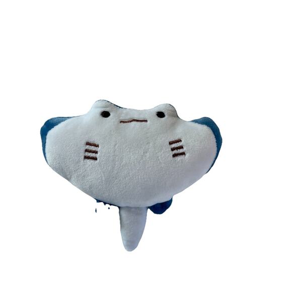 Set of 2 Koupen-Chan Keychain Plush Penguin Wearing Taiyaki Hat & Devil Ray - Picture 6 of 8